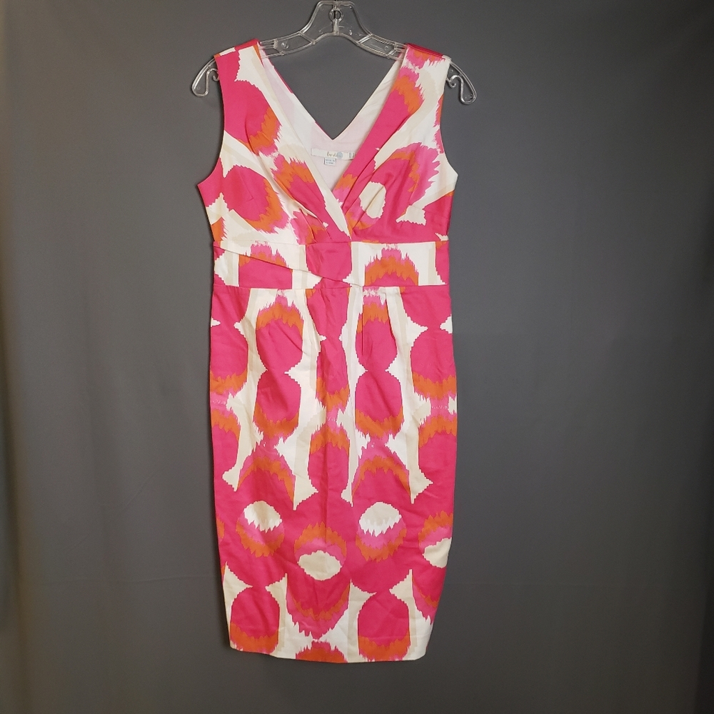 BODEN Sheath Dress Size 6 Colorful EUC
